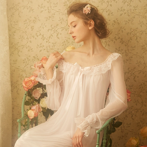 Осенняя пижама, юбка, кружевной наряд маленькой принцессы, сексуальный лонгслив, французский стиль, изысканный стиль