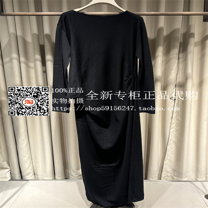 Zcy C1Fz1712M Three Crown Old Store Authentic Product 2025 Spring New Wool Knitted Dress 4280