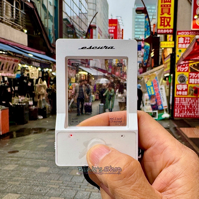 Hong Kong Genuine Escura Instantsnap Digital Camera White Pink Sky Blue Showa Style