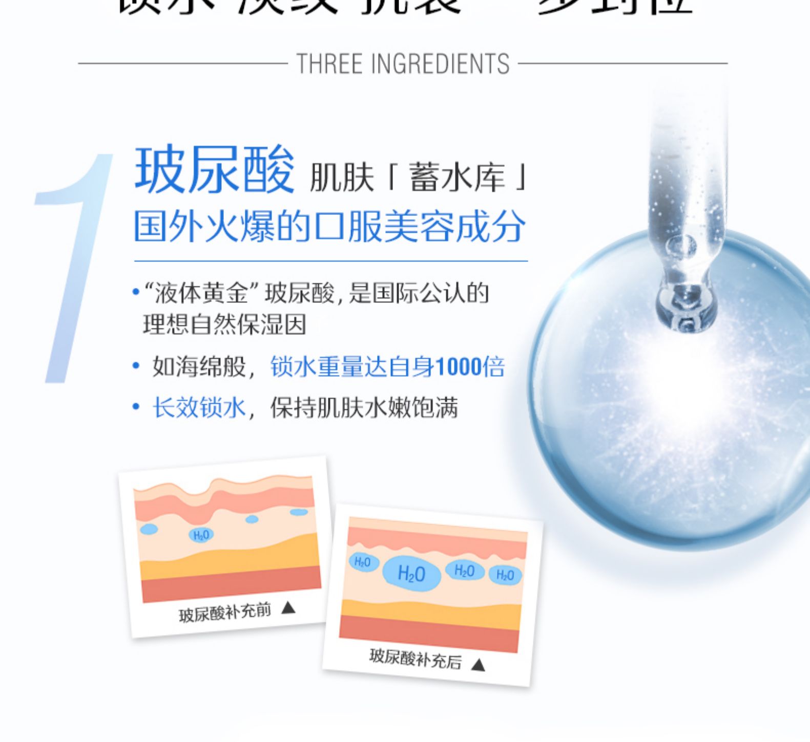 斯维诗Swisse玻尿酸胶原蛋白水光片