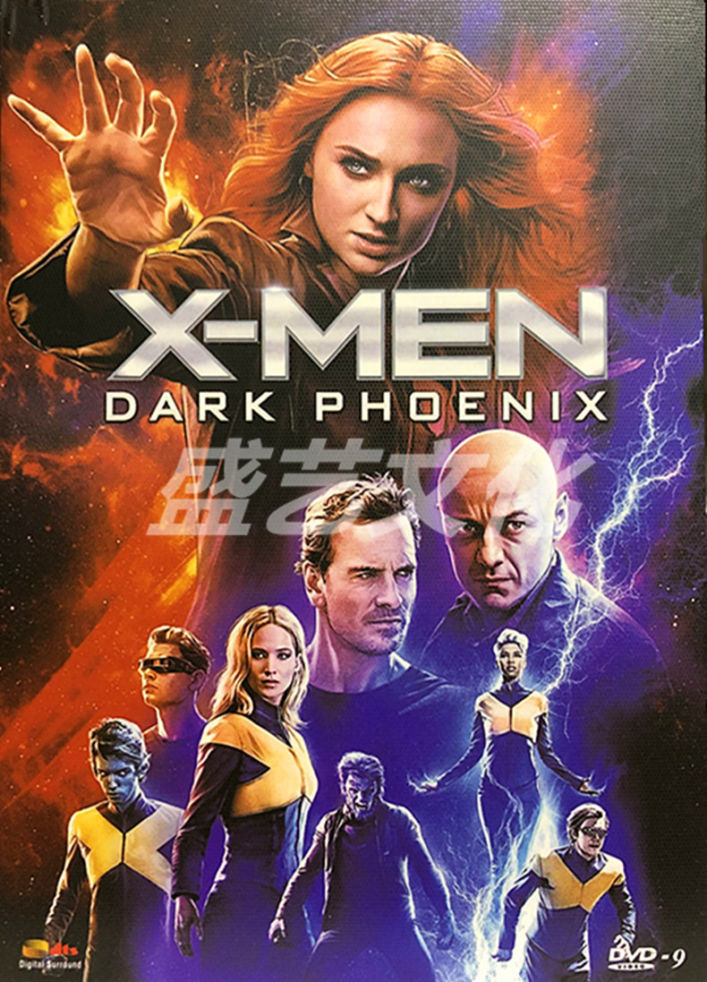 X-Men Dark Phoenix HD Movie DVD Boxed Chinese-English bilingual Chinese subtitles