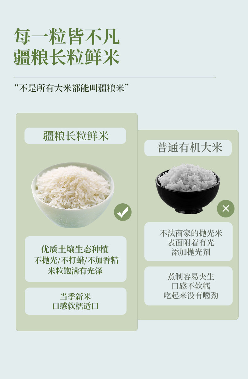 安享好物 安享B级粳米-疆粮长粒鲜米 国标 