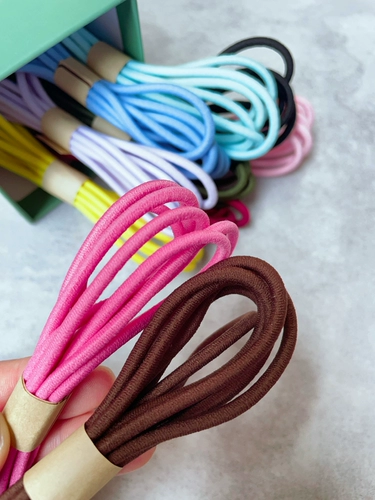 Импортная мягкая эластичная базовая резинка ручной работы, в корейском стиле, 3mm