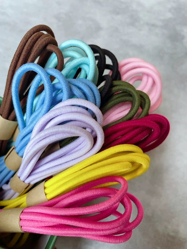 Импортная мягкая эластичная базовая резинка ручной работы, в корейском стиле, 3mm