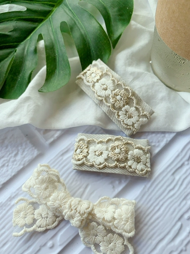 Импортный хлопковый волнистый аксессуар ручной работы, заколка для волос, ободок с бантиком, аксессуары, в корейском стиле