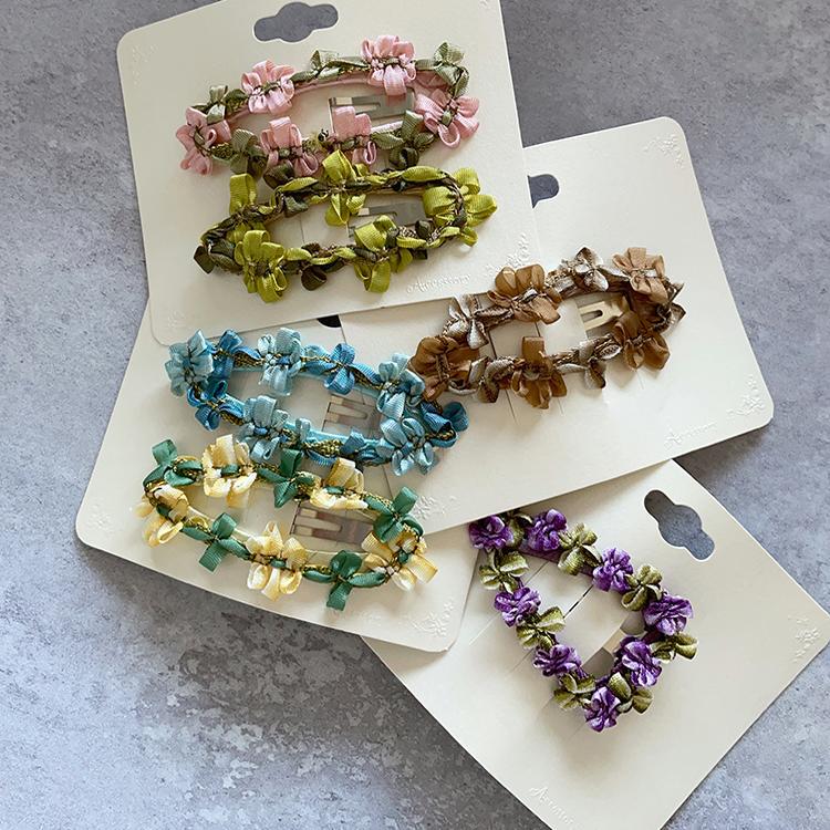 Japanese Imported Wooden Horse Small Flower Lace Handmade DIY Exquisite Small Hairpin Accessories Doll Clothing Decoration Materials