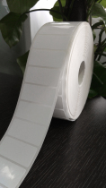 Spot bright white Imports Ailey PET label paper 40 * 15 * 2000 High stick barcode waterproof and anti-oil ripping