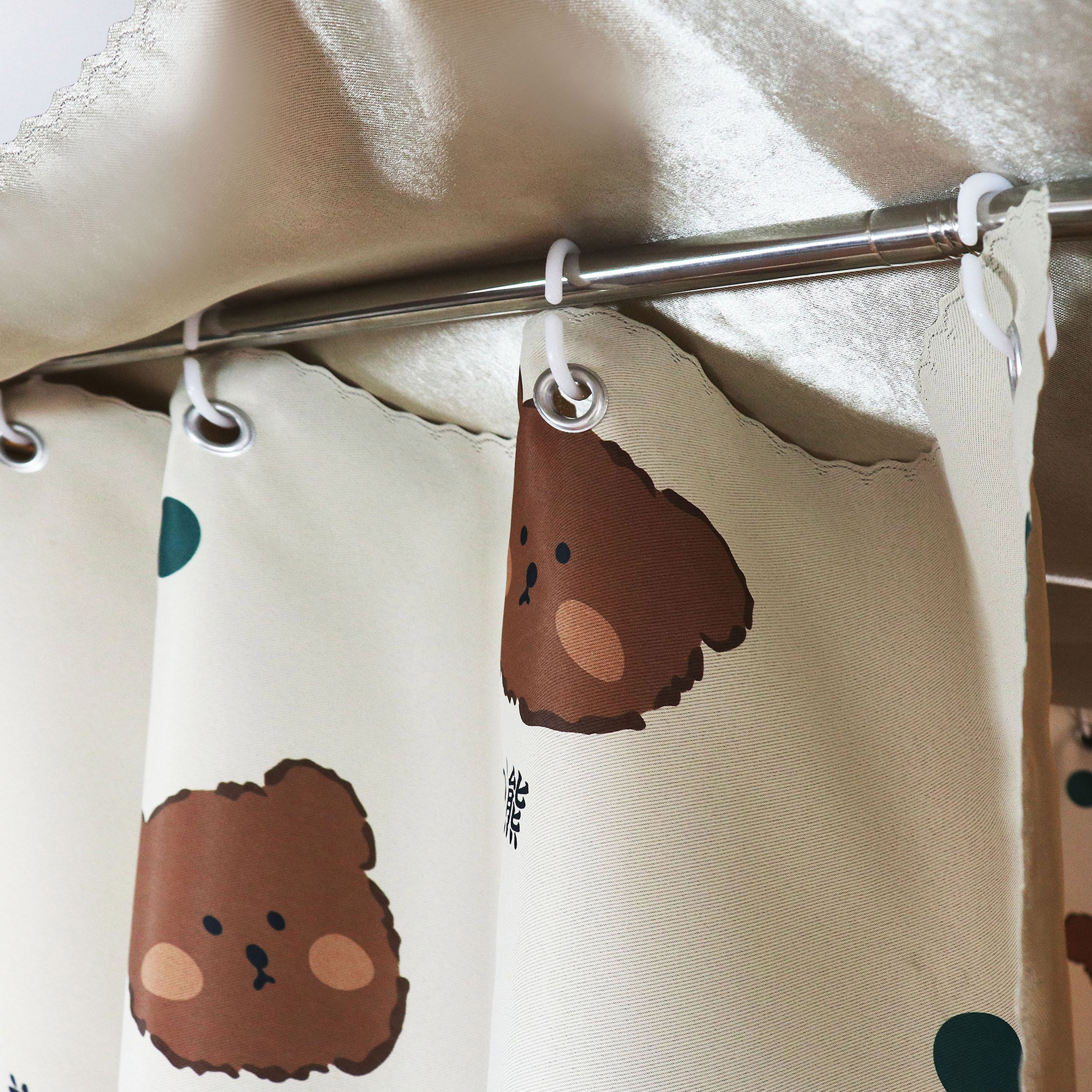 Thickened physical strong blackout cloth dormitory bed curtain bunk men's and women's bedroom light-proof artifact simple Nordic wind curtain