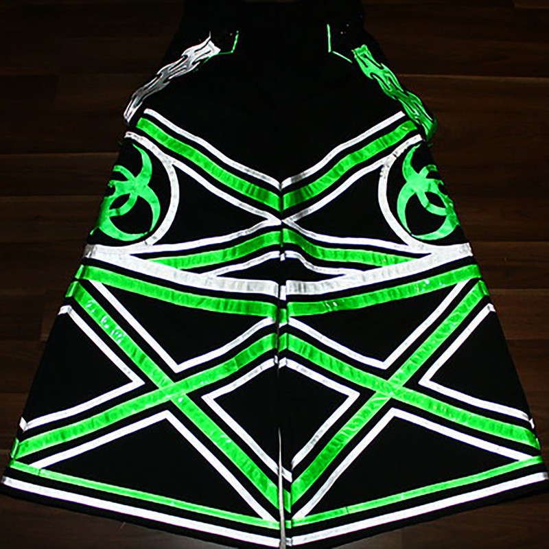 Melbourne Ghost Step Dance Pants/Ghost Step Dance Fluorescent Pants/Drag Step Dance Costume/Drag Step Dance Equipment Green T3