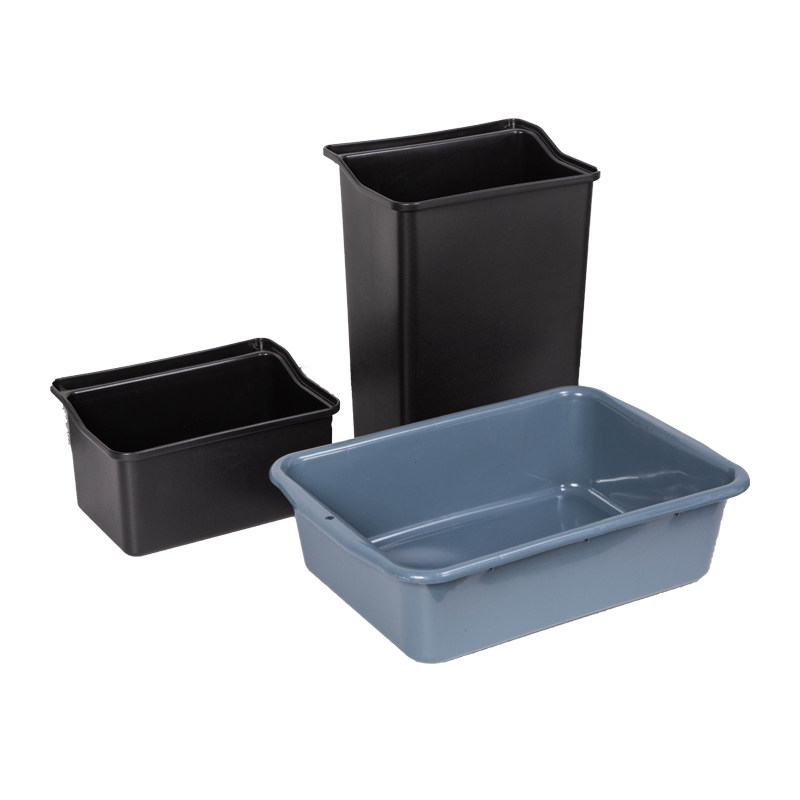 Thickened hotel tableware collection frame bowl basket plastic vegetable basket basin security check frame dining room dining car dining basin dish basin hanging bucket