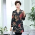 Áo khoác mẹ mùa thu nữ 2018 mới dài khí chất áo blouse cardigan trung niên áo gió nữ áo kiểu tuổi 40 Phụ nữ cao cấp