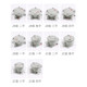 National Standard Cast Aluminum 2B Type Explosion-Proof One, Two, Three, Four, Pass Ah Series Junction Box Dn2025 Bend Pass-Through Sling Cover