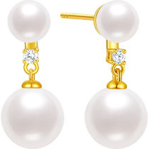 Trendy Acer to Jane s925 silver earrings imitation pearl silver earrings gift fashionable workplace commuting gift for girlfriend ins