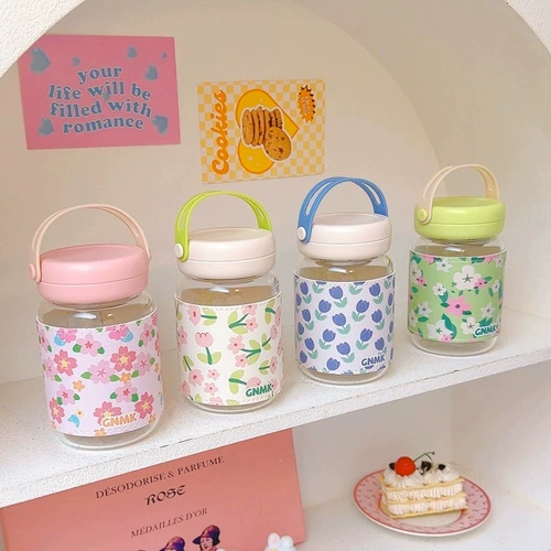 Портативный стеклянный высококачественный красный (черный) чай, дизайнерская чайная чашка, популярно в интернете