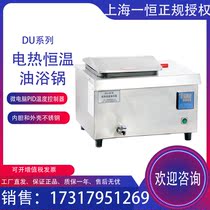 Shanghai Yiheng DU-20 DU-30 electric constant temperature oil bath Stainless steel electric constant temperature oil bath water bath