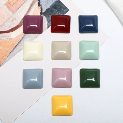 Японские квадратные серьги, аксессуар ручной работы, аксессуары, 15мм, DIY