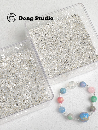 Сломанное серебро, два гарантированного цвета серебряного бусинного ожерелья из бусин