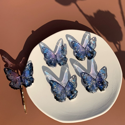 Японский сиреневый аксессуар, китайская шпилька ручной работы, серьги, аксессуары, DIY