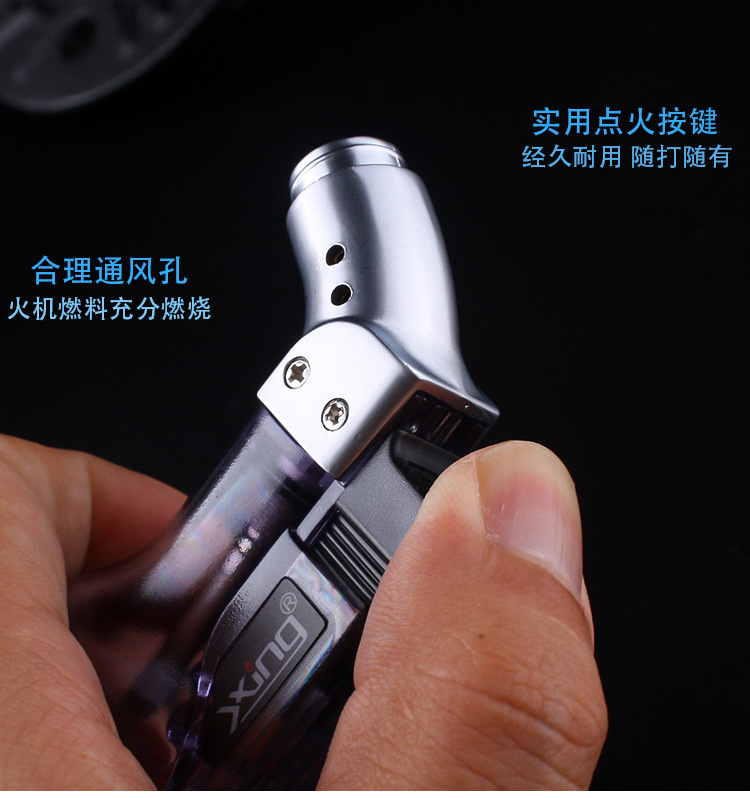 Gió thổi phồng thẳng vào khuỷu tay nhẹ hơn nhiệt độ nhỏ hàn mỏ hàn xì gà phun muỗi cuộn moxib Fir đánh lửa nhựa súng bật lửa