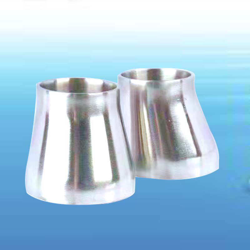 304 sanitary grade stainless steel welded eccentric size head concentric reducer tube inner and outer mirror clamp type reducer