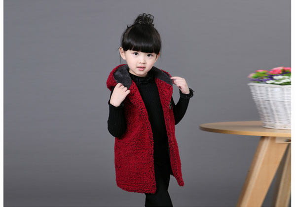 Gilet fille en laine - Ref 2071092 Image 12