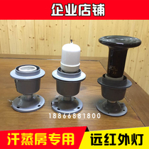 Sweat Steam Room Nano Negative Ion Lamp Far Infrared Lamp High Temperature Resistant Ceramic Lamp Holder Salt Steam Room Germicidal Net Taste Lamp