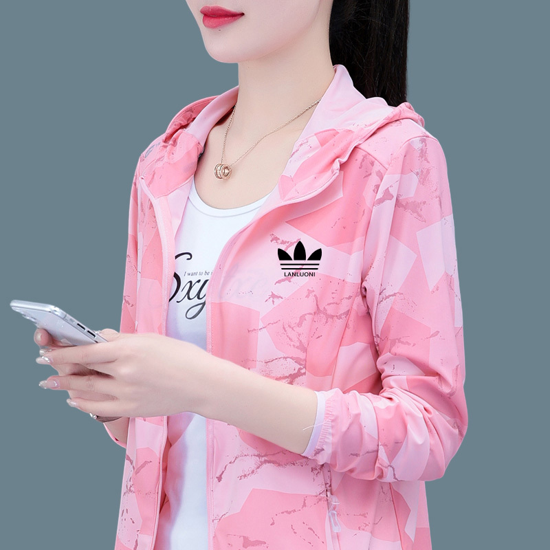 Brand Sun Protection Clothing for Women, Summer 2026 New Style, Large Size, Versatile, Thin, Fashionable Ice Silk Sun Protection Cardigan Jacket