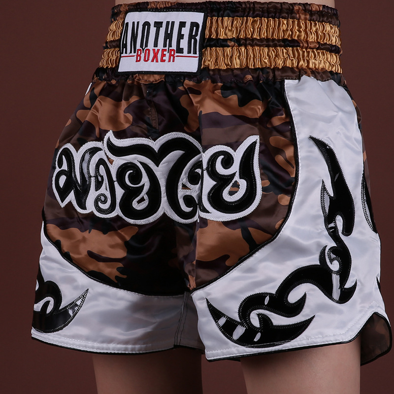 Tai Boxing Shorts Men Camouflage Fight Scatter Martial Pants Boxing Children Training Fighting Shorts