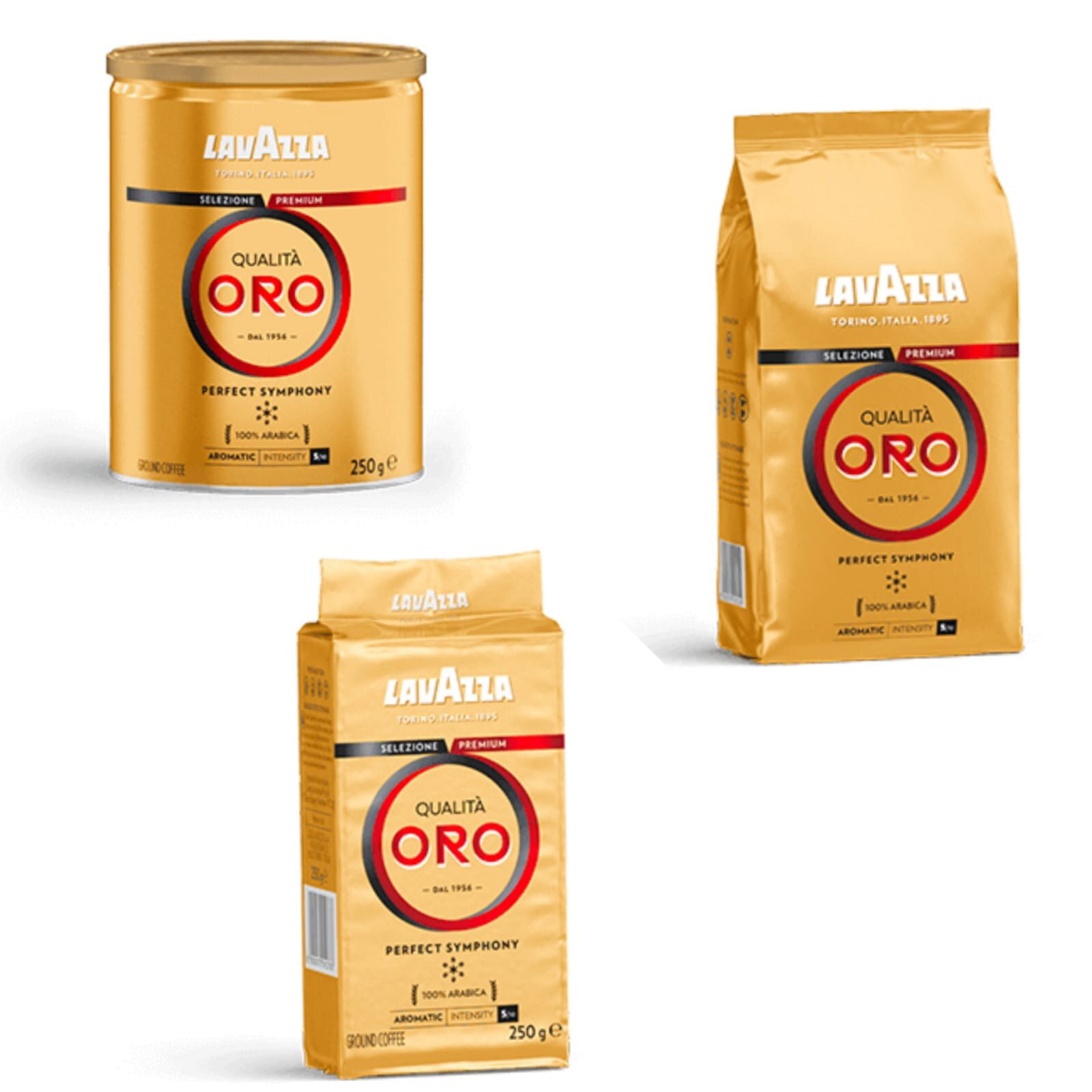 Lavazza Qualita ORO Ground Coffee Whole Bean 100% Arabica