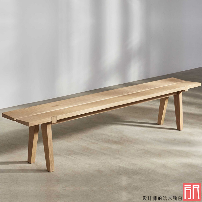 Solid wood Nordic bench Shoe stool Bed stool Dining room stool Tea table stool Dressing room cloakroom shoe bench