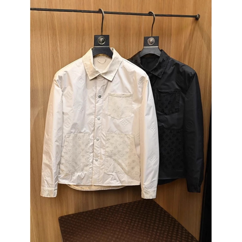 European Goods An&Lv/Angelababy European High-End Shirt-Collar Jacket for Men 2025 New Spring Fashion Youth Trend