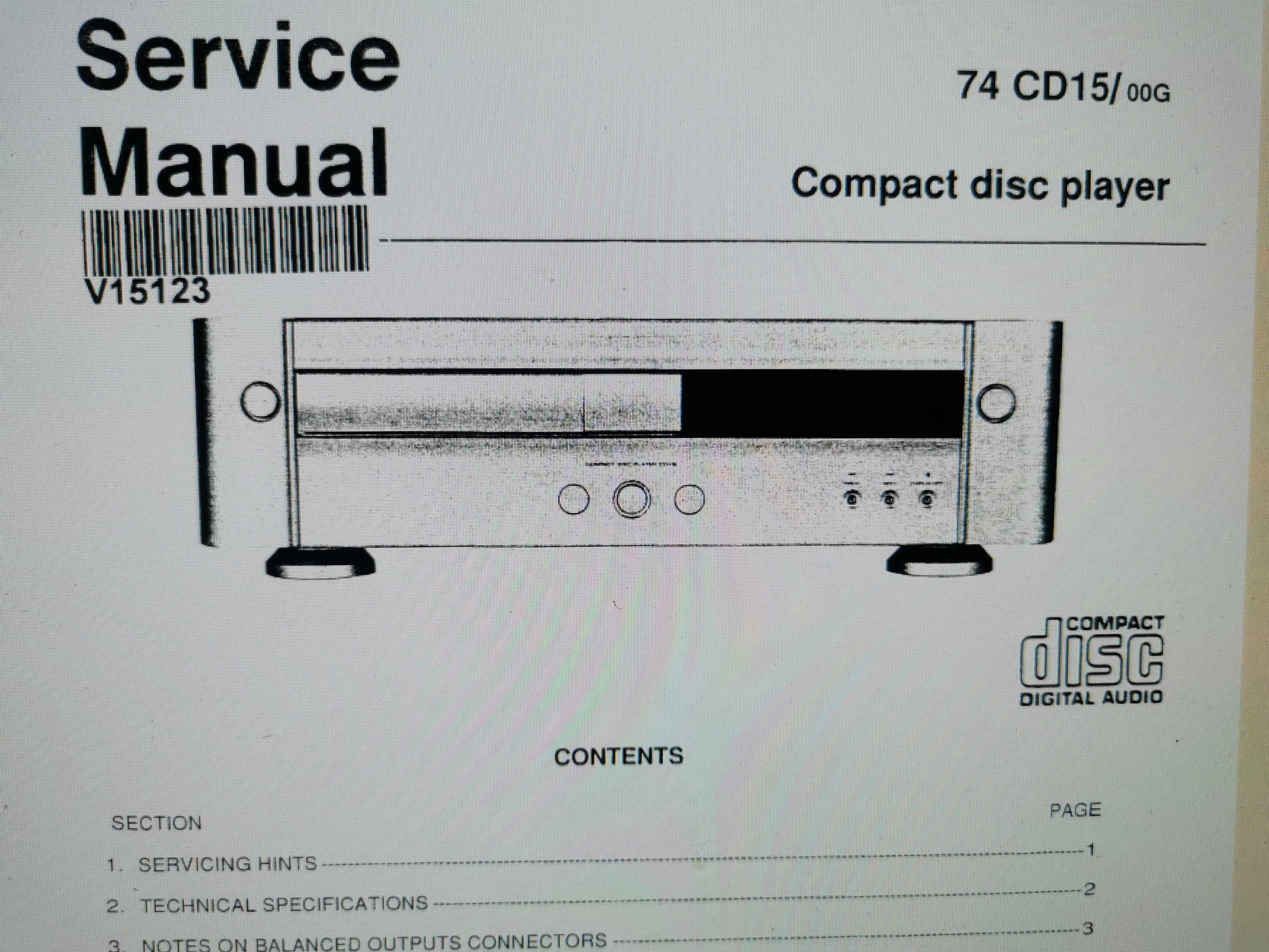 MARANTZCD15 wiring diagrams