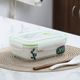 bộ 3 hộp cơm giữ nhiệt thép không gỉ lock&lock Hộp cơm trưa bằng gốm chia hộp Bento Hộp đựng lò vi sóng có nắp có thể tháo rời Hình chữ nhật Hộp bảo quản nhân viên văn phòng - Hộp cơm điện sưởi ấm hộp cơm điện 3 tầng loại nào tốt