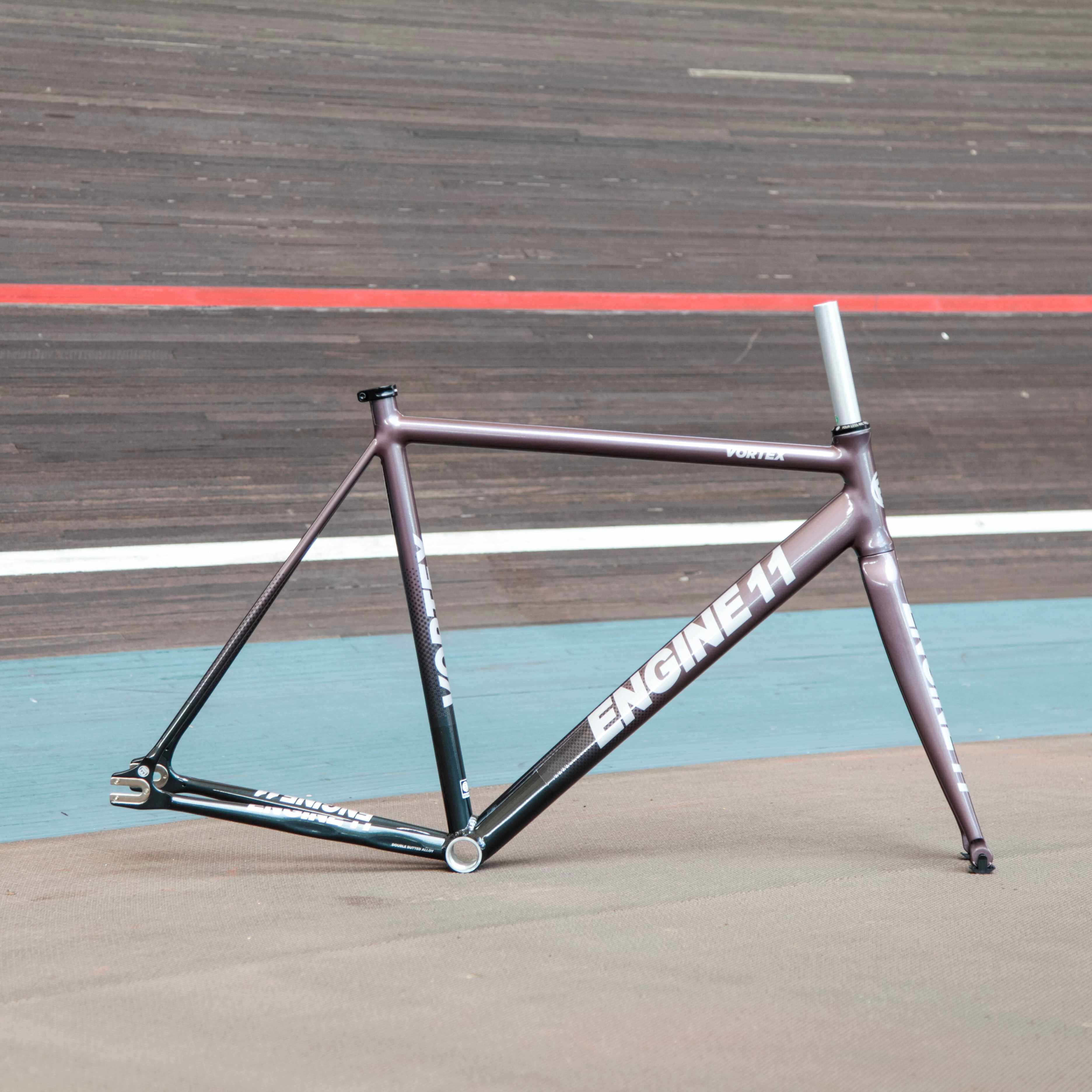 Engine11 2020 Dark Gray Color Way site single speed frame set