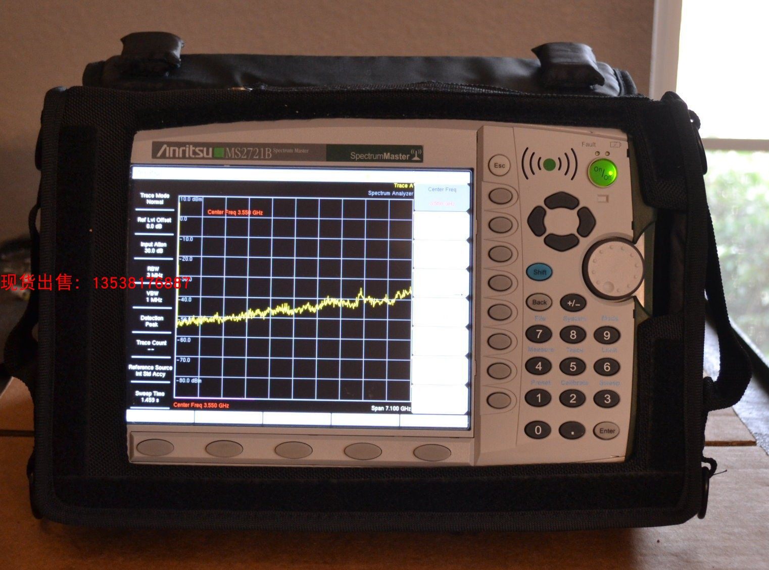Rental and sale recycling Anritsu Anli MS2721B Portable Spectrum Analyzer MS2723B MS2724B