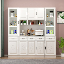 Meal - side cabinet modern minimalist housekitchen one wall high cabinet Restaurant with door locker