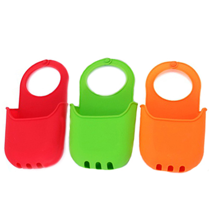 Home kitchen utensils sink drain hanging bag Korean small rack sponge pool storage hanging basket drain rack