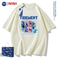 Хлопковая цветная трендовая футболка с коротким рукавом, оверсайз