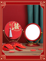 Marriage Downer Red Mirror A pair of wedding brides married with dresser wedding mirror wedding supplies