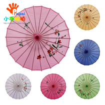 Dance umbrella Dance umbrella Silk umbrella Craft umbrella Performance props decorative umbrella Classical flower umbrella Hand-painted umbrella diy handmade