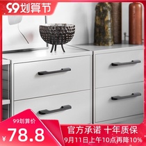 Yagi drawer handle gold light luxury cabinet hardware black cabinet door wardrobe solid copper color Nordic extended handle