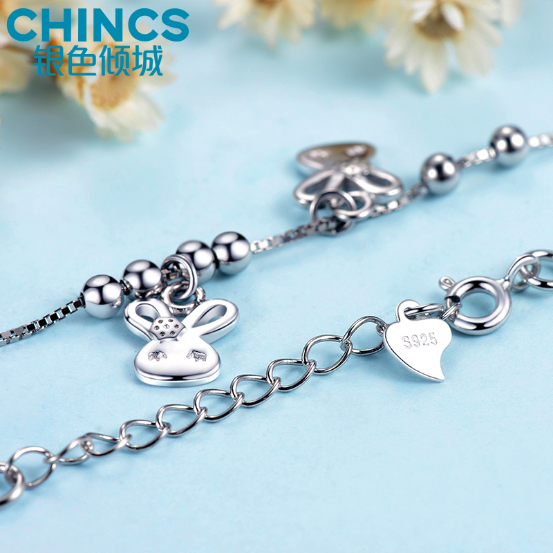 Chaine de cheville Femme CHINCS     en Argenterie - Ref 3103749 Image 5