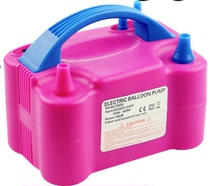 Two-mouth double-mouth electric charging air pump with red inflatable device Balloon Inflator Electric Balloon Inflator Pump
