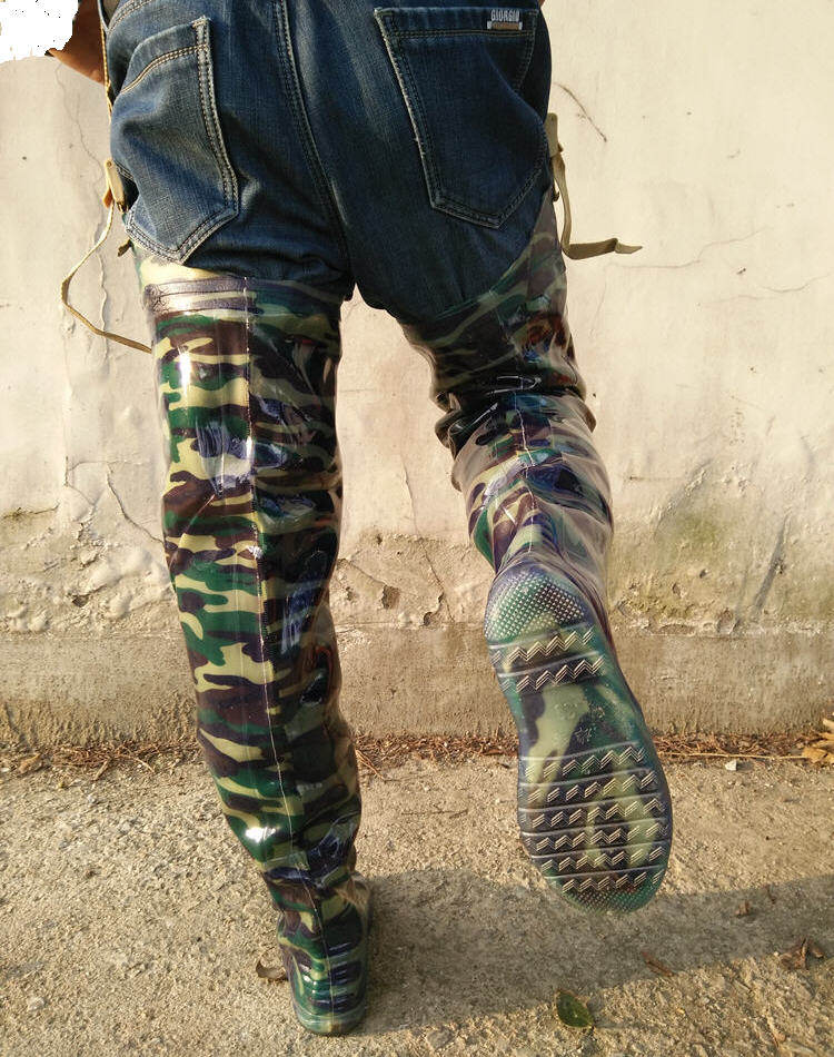 Chaussures - bottes caoutchouc homme pour printemps - semelle tendon - Ref 963995 Image 16