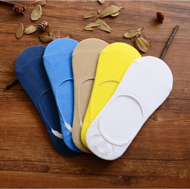 Mùa đông nông miệng vô hình vớ mỏng trượt thuyền vớ nam màu rắn siêu ngắn vớ cotton đen đậu trắng đậu tất nam