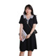 ການອອກແບບເຄື່ອງນຸ່ງຜູ້ຍິງຂະໜາດບວກ, chic lapel fat MM2024 summer new pear-shaped waist slimming dress
