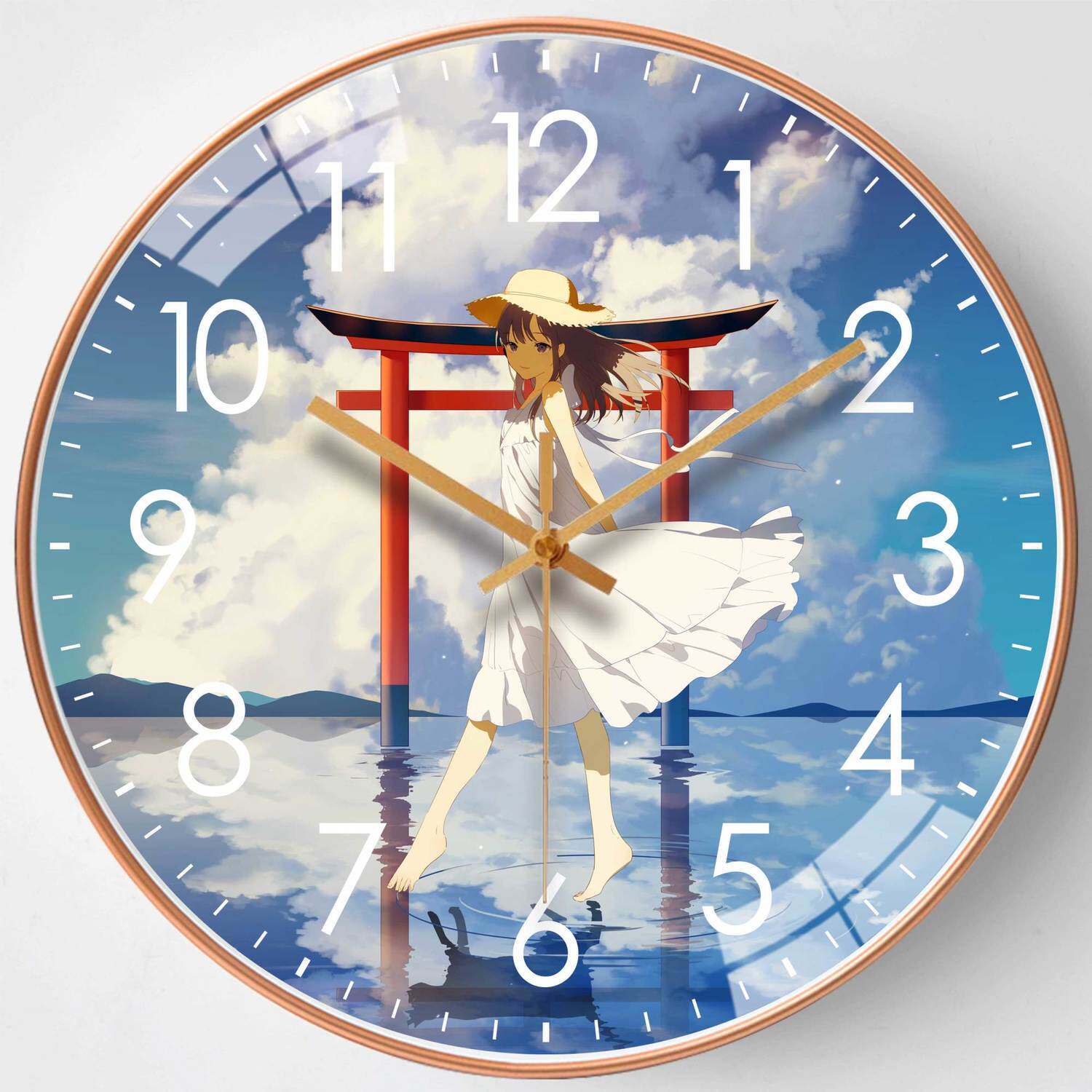 Watch living room household decoration wall with open-hole clock bedroom stylish personality silent quartz clock