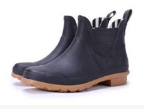 Fashion Joker men and women same style rubber shoes light rubber low tube rain shoes short water shoes foreign trade couples