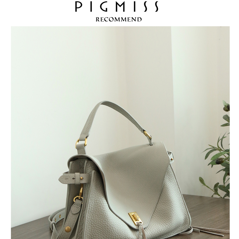 【Pigmiss】First-Layer Cowhide Soft Leather Messenger Bag, Niche Large-Capacity Envelope Bag, Hand-Held Shoulder Crossbody Bag 【Pigmiss】First-Layer Cowhide Soft Leather Messenger Bag, Niche Large-Capacity Envelope Bag, Hand-Held Shoulder Crossbody Bag
