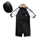 Детский летний быстросохнущий купальник для мальчиков, защита от солнца, 1-3 лет